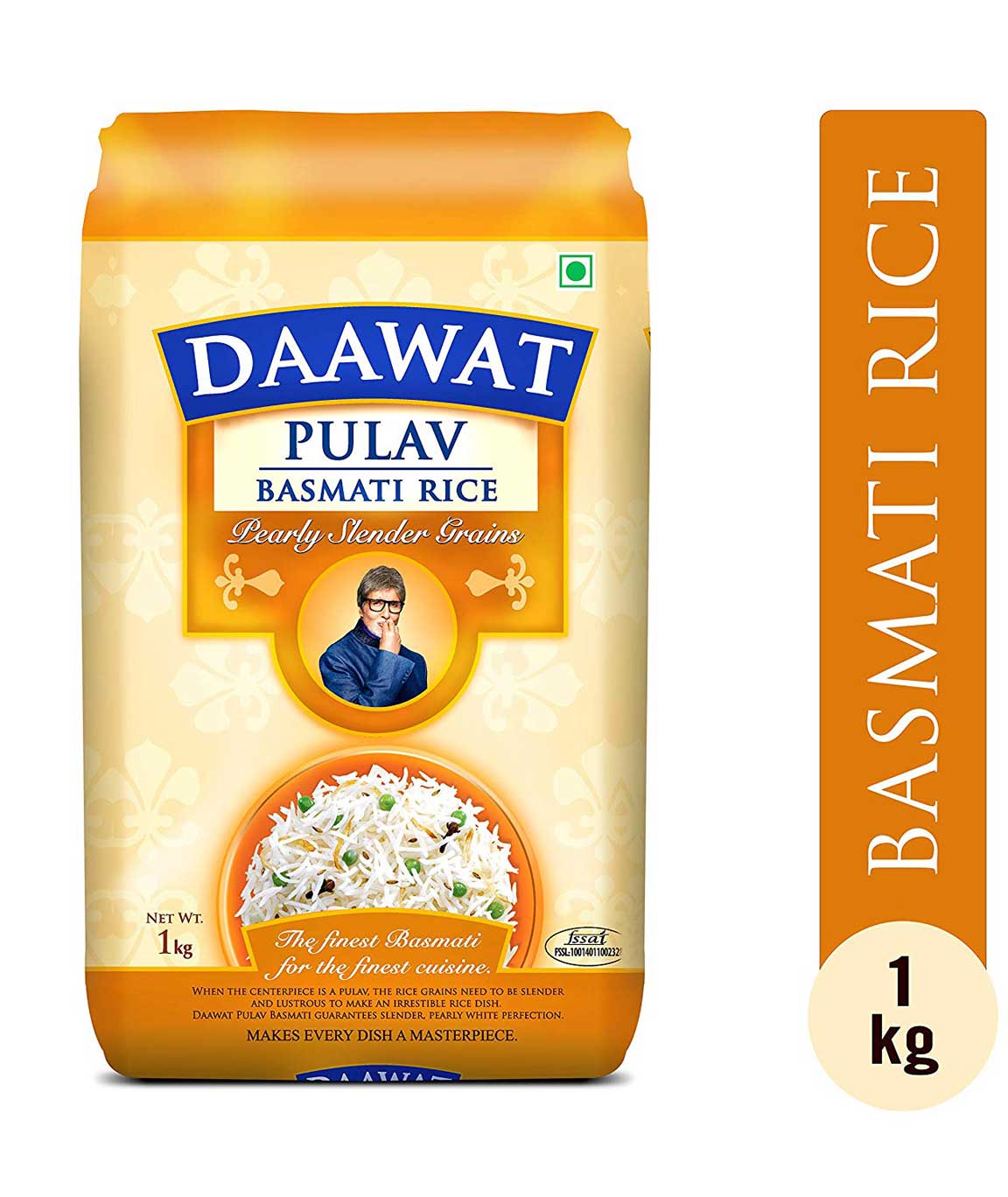 Daawat Pulav Basmati Rice, 1kg