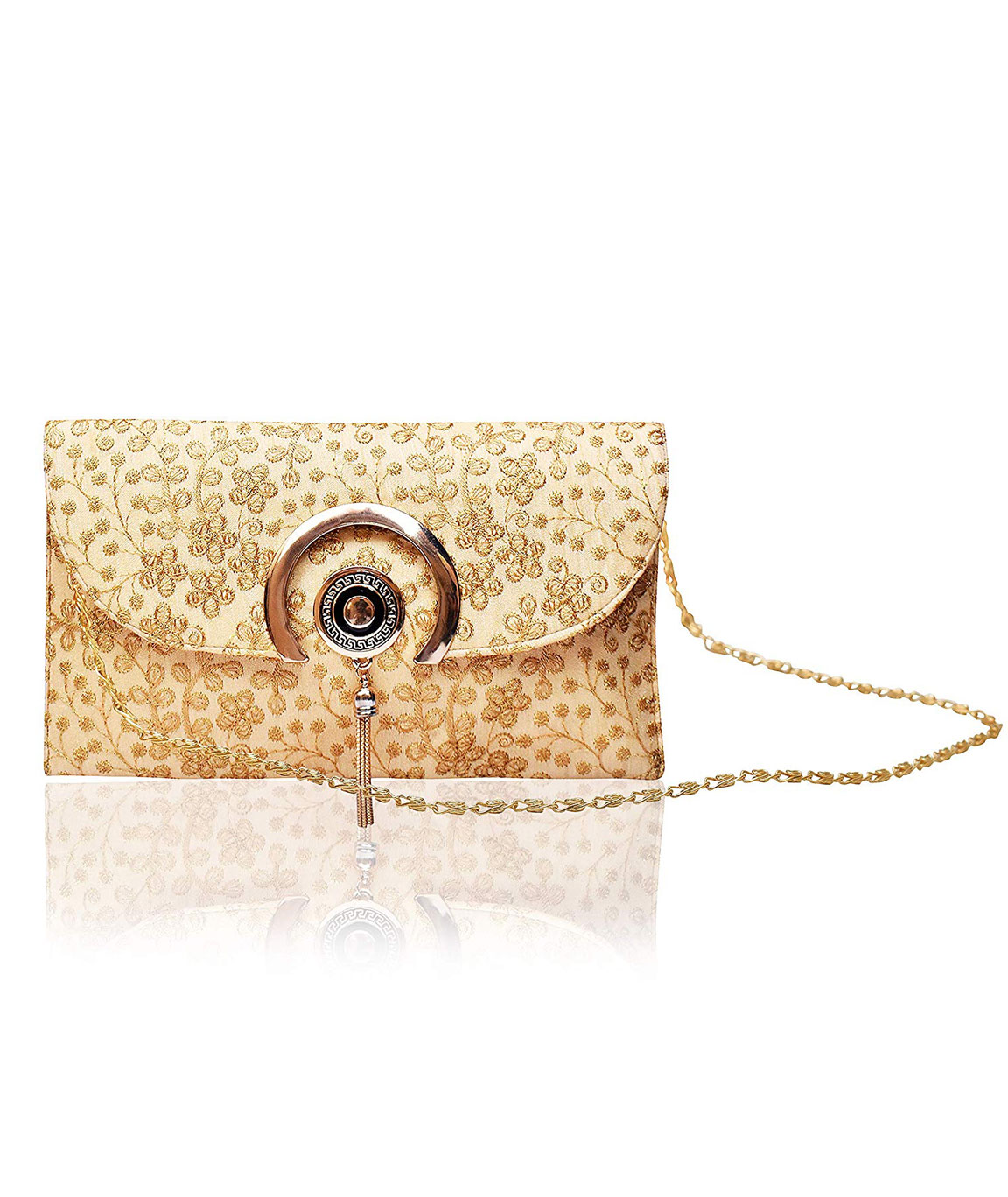DN Enterprises Attractive Stylish Specially Heavy Embroidery Designed Sling Bag/Handbags for Girls & Women`s(cream)