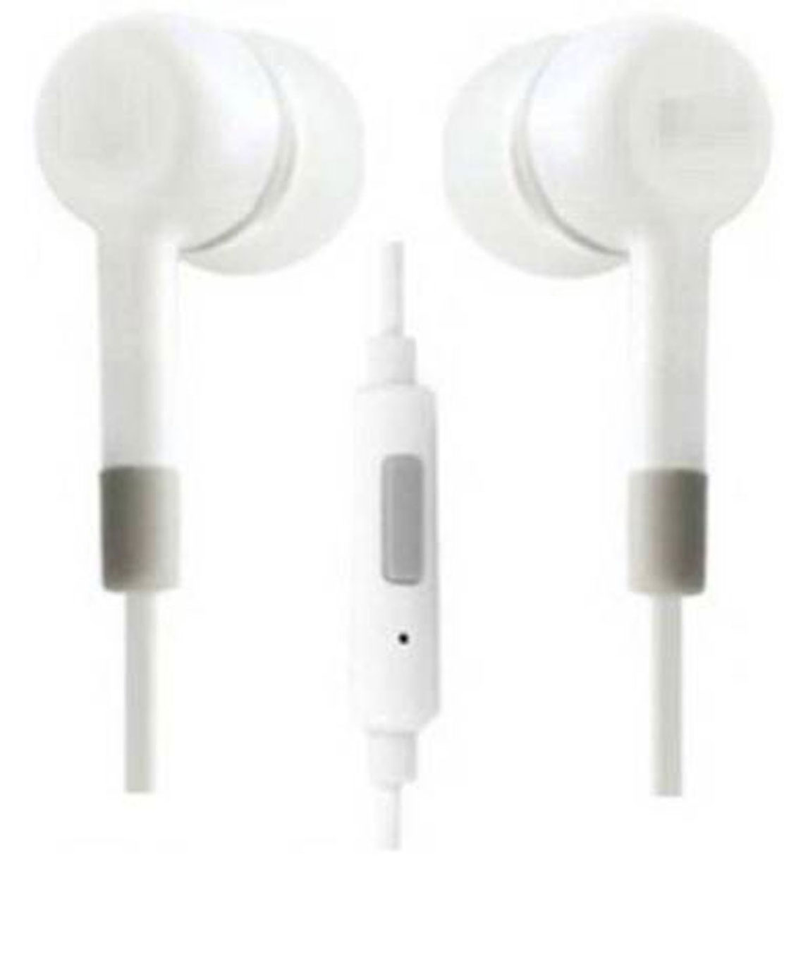 EARPHONE BEST SOUND EARPHONE WITH MIC WIRED HEADSET WITH MIC (WHITE, IN THE EAR)