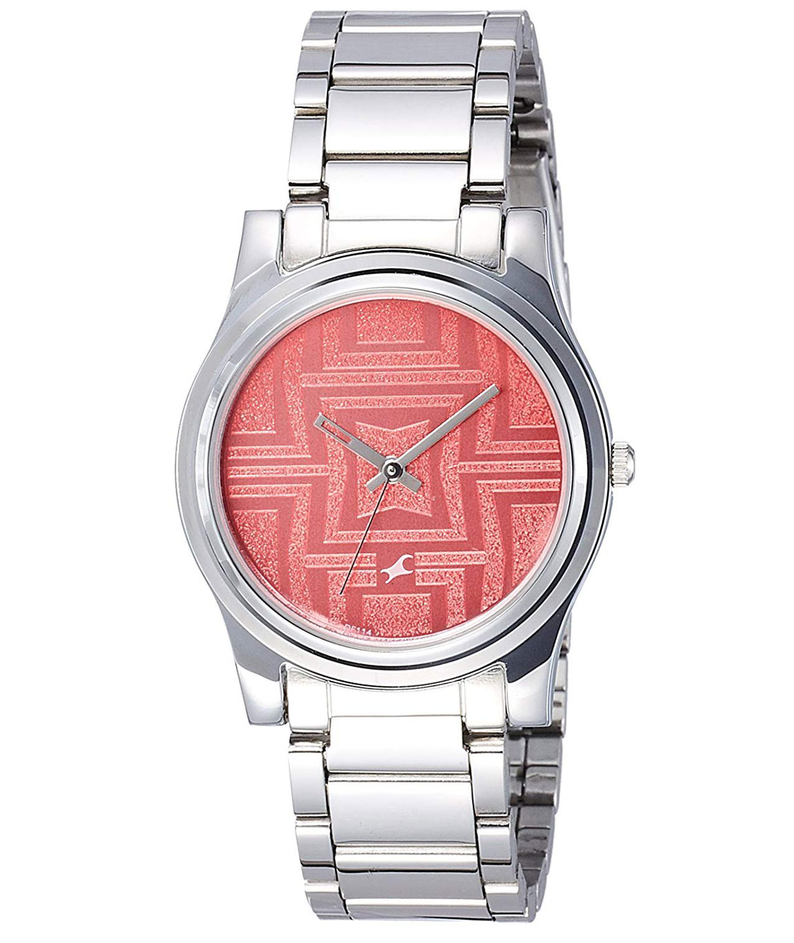 Fastrack Analog Pink Dial Women`s Watch