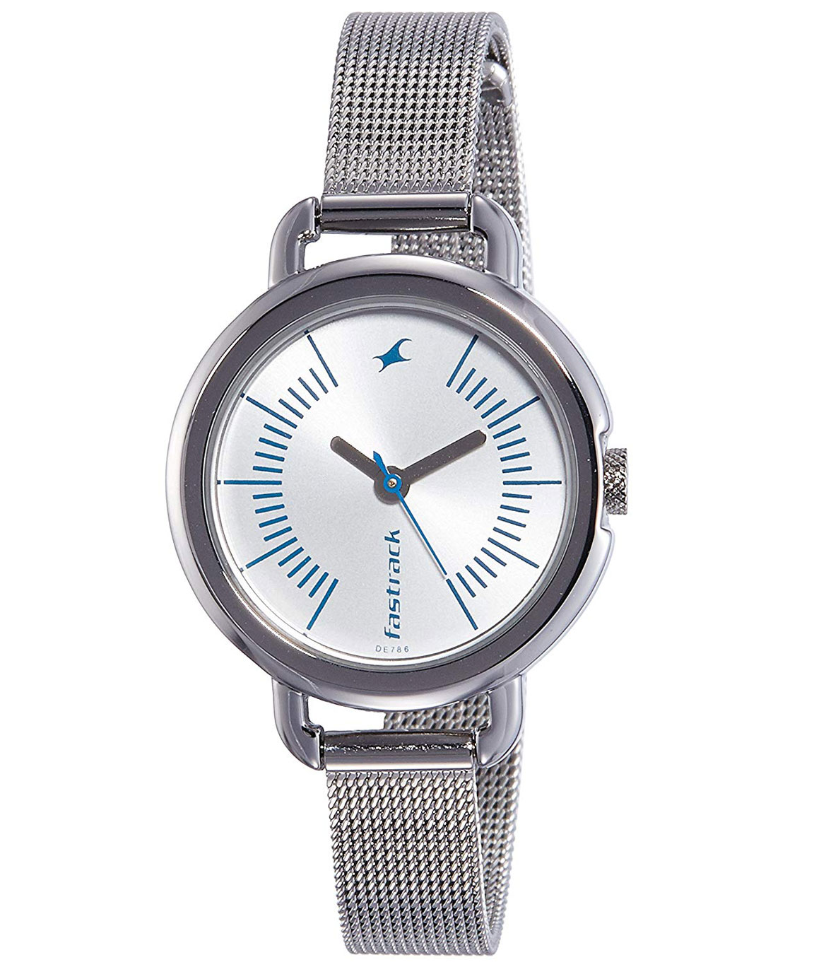 Fastrack Silver Dial Analog Women`s Watch