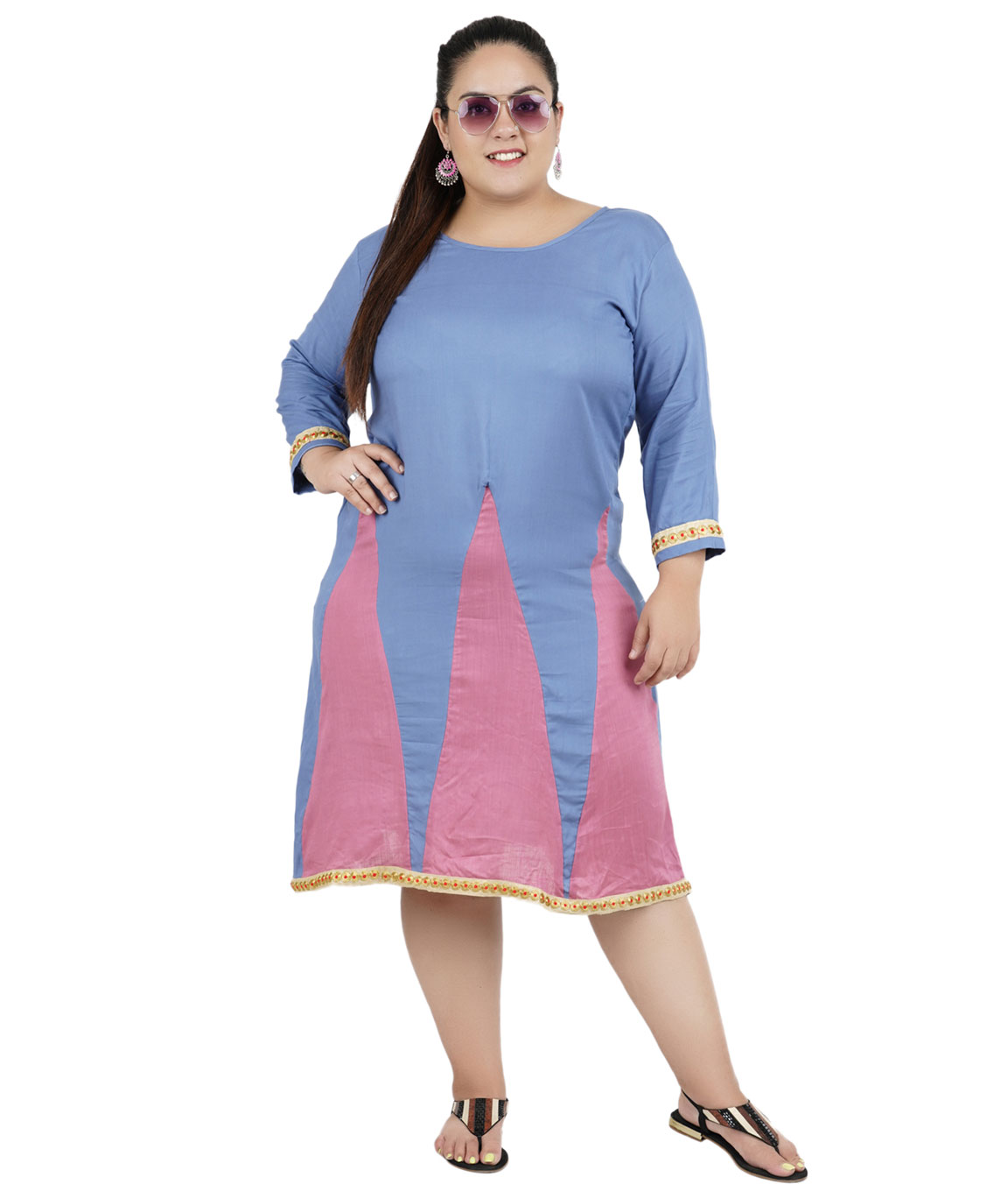 FAZZN Rayon Dresses For Women`s(Multi Color)