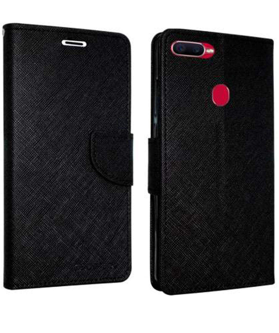 FLIP COVER FOR OPPO A5 (BLACK)