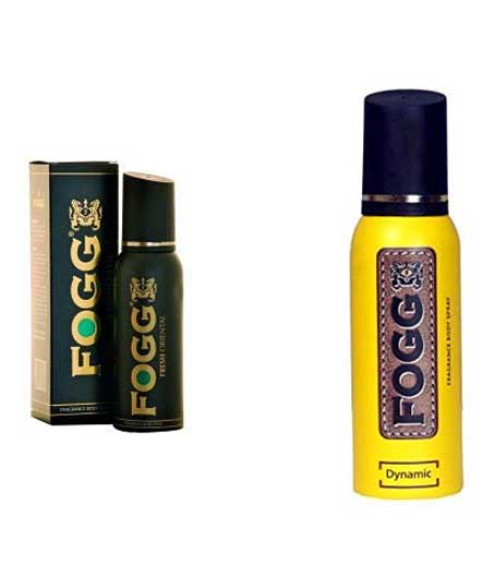 Fogg Fresh Oriental Black Series For Men, 150ml and Fogg Dynamic Fragrance Body Spray, 120ml