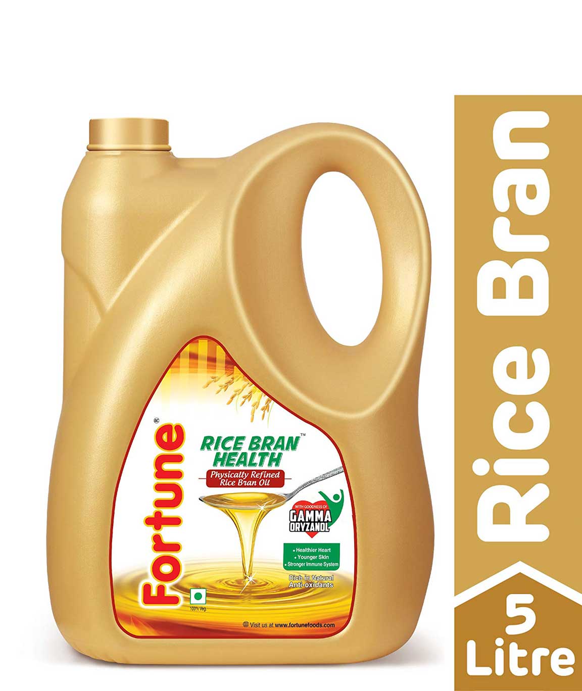 Fortune Rice Bran Health Oil, 5L Jar