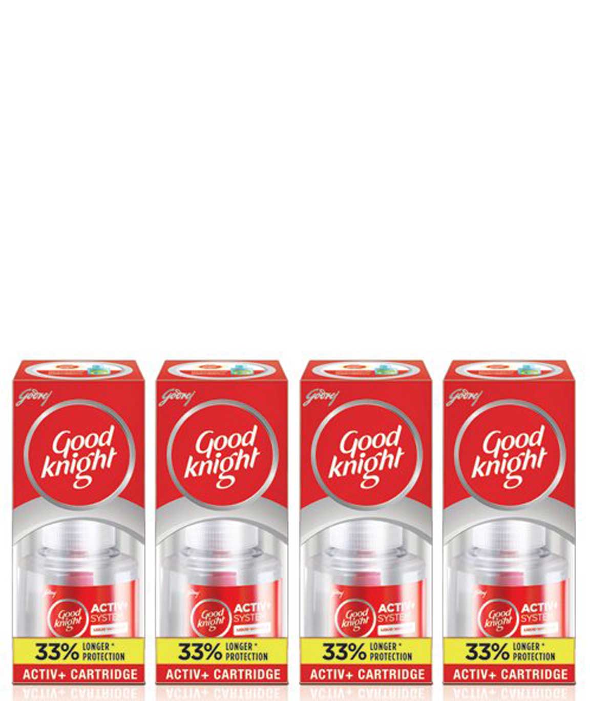 Good Knight Activ+ 60 N Liquid Refill (Pack of 4, Red)