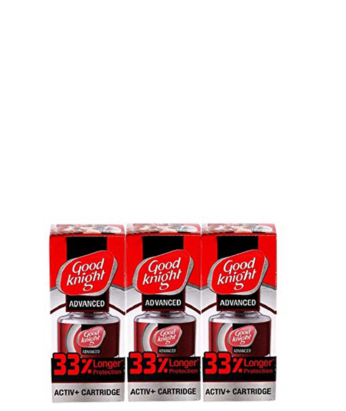 Good knight Activ Plus Liquid Refill 33 Percent Extra Protection 60N, Pack of 3