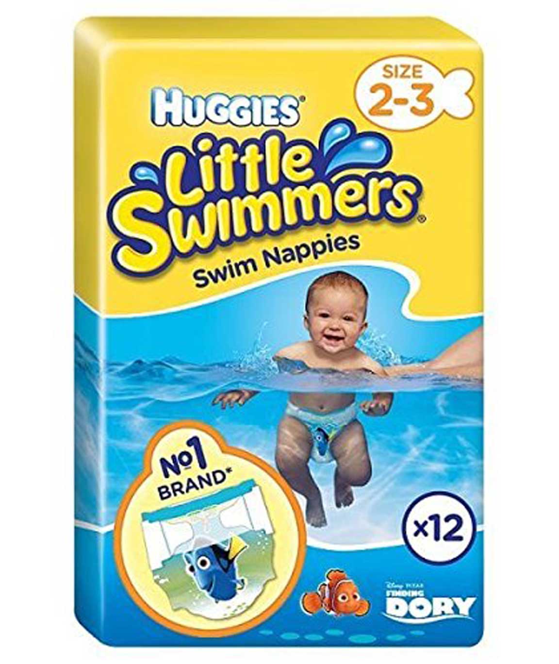 Huggies Little Swimmers Size 2-3 Swim Nappies x 12