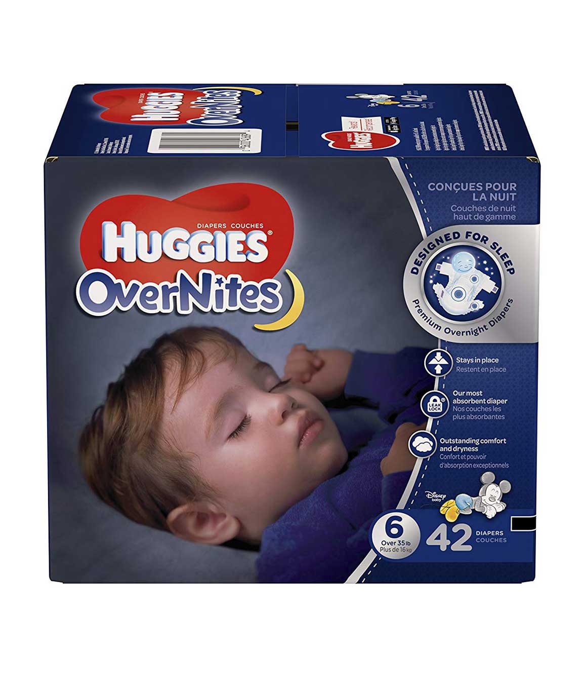 Huggies Overnites Diapers, Size 6, 42 Count