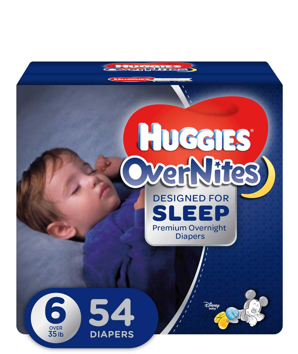 Huggies Overnites Diapers (Size 6, 54 Counts)