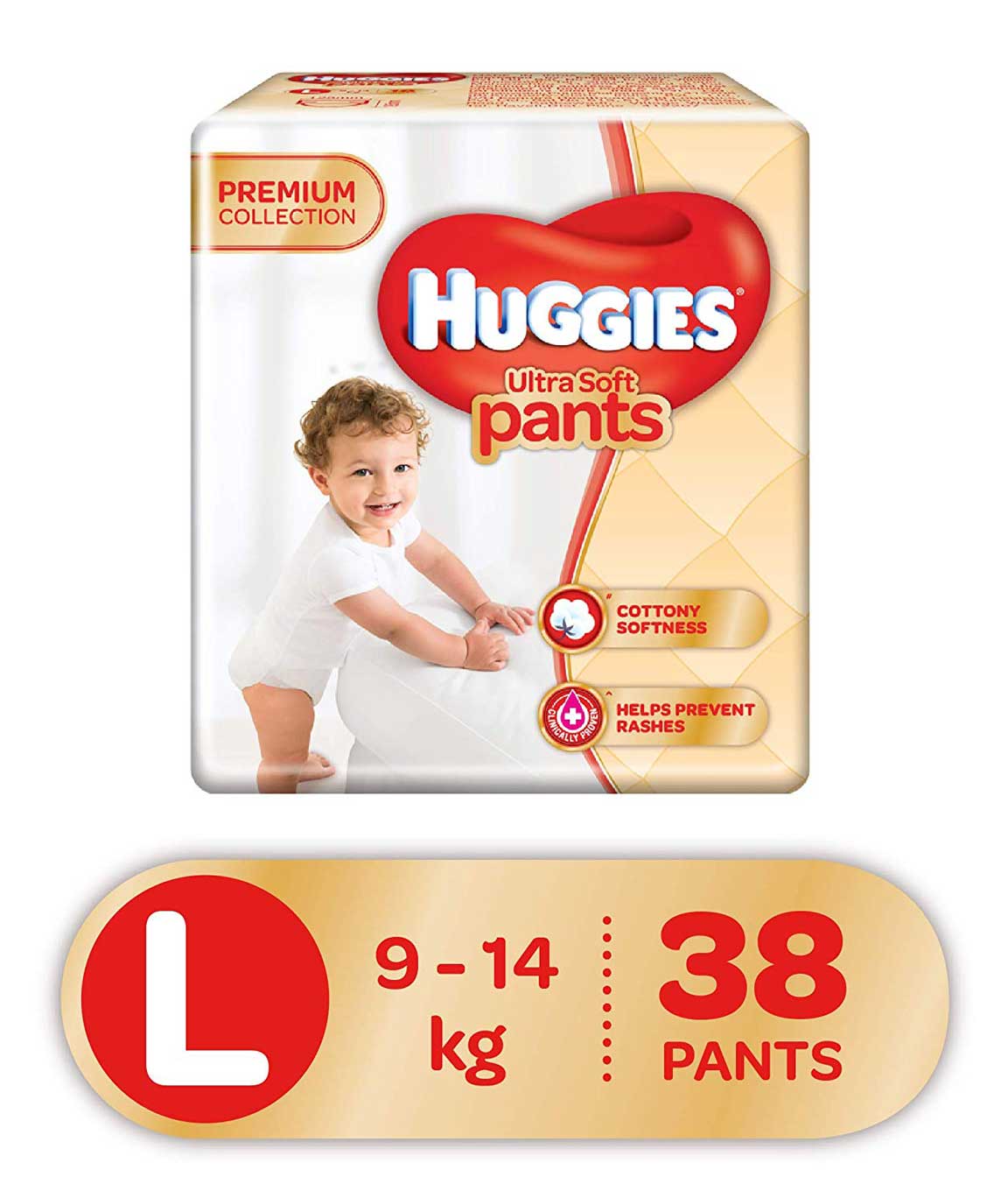 Huggies Ultra Soft Pants Diapers Large Pack of 38