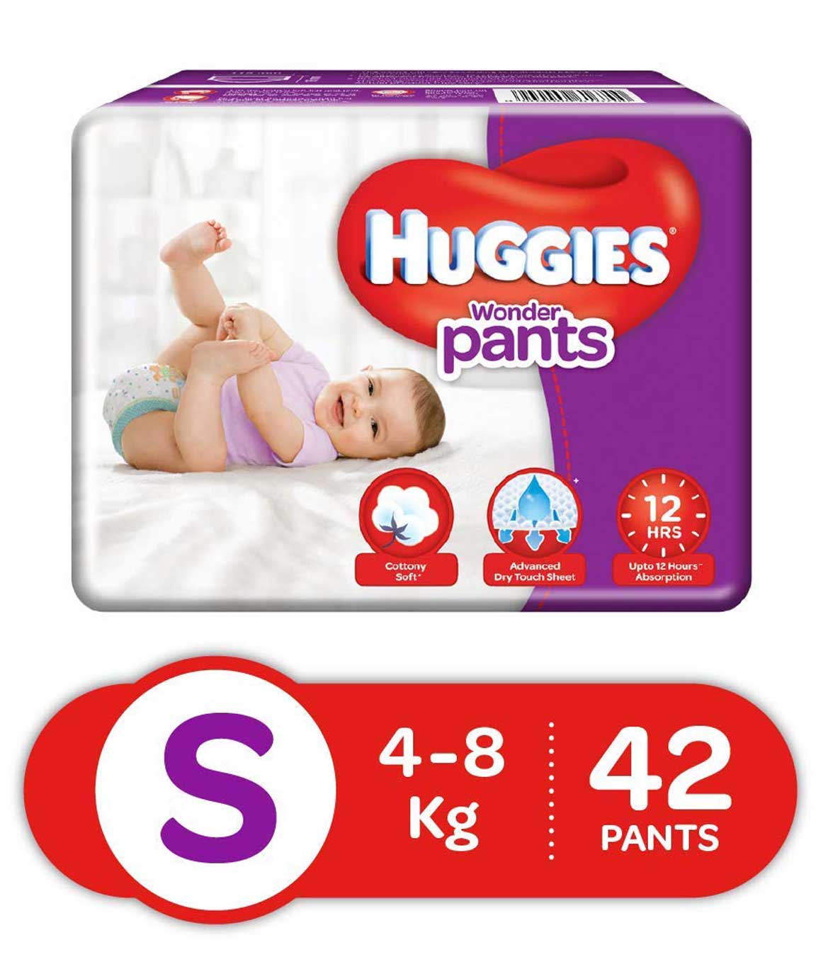 Huggies Wonder Pants Diapers Small Pack of 42