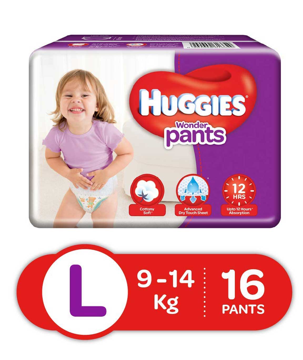 Huggies Wonder Pants Large Diapers (16 Count)