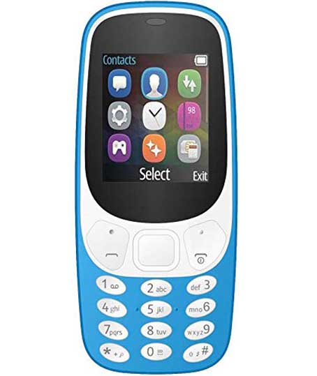I Kall K3310 1.8 Inch Display Dual Sim Feature Phone with 1 Year Manufacture Warranty (Light Blue)