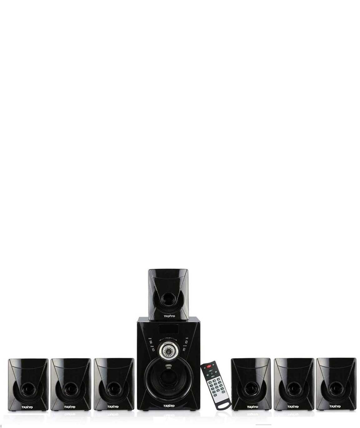 IKALL 7.1 Channel Bluetooth Speaker (TA-777 BT) Portable Home Audio Speaker System - Black