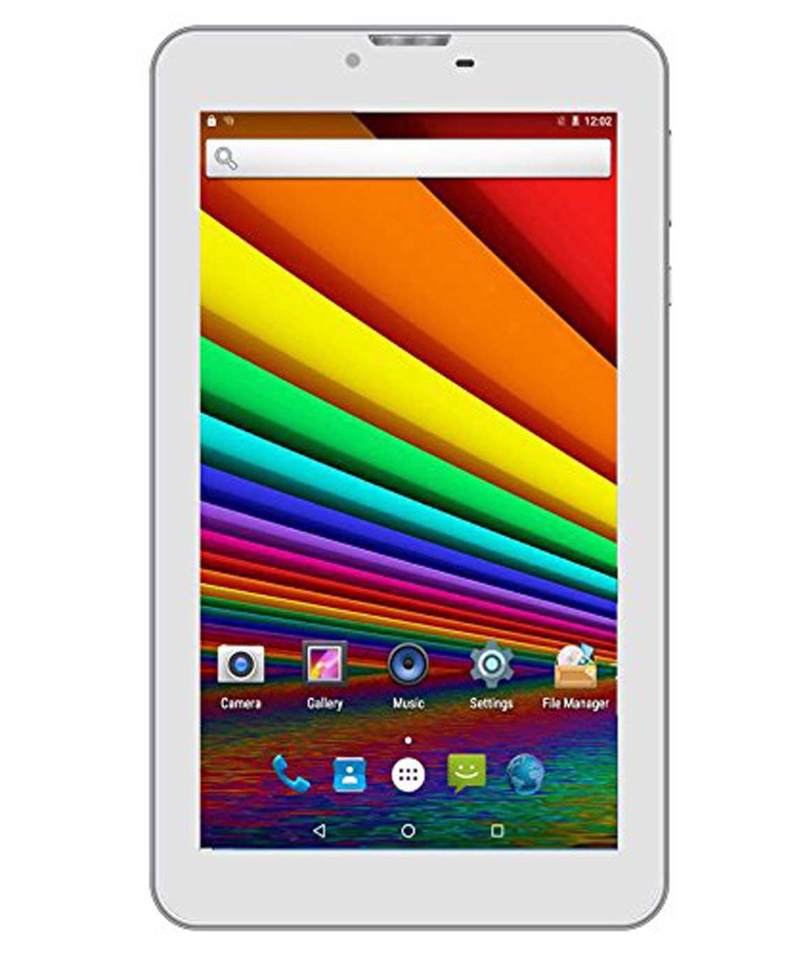 IKALL Ik1 Dual Sim 3G Calling Tablet- White