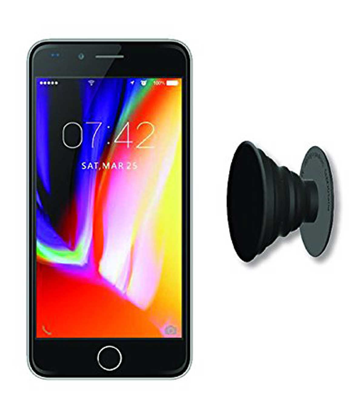 IKALL K1 5 inch 4G Android Phone with Freebie Grip/Stand - Black