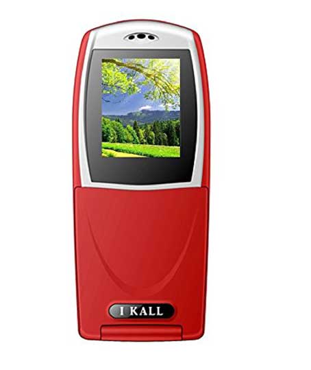 IKALL K19 Basic Phone with 1.8 Inch Display (Red)