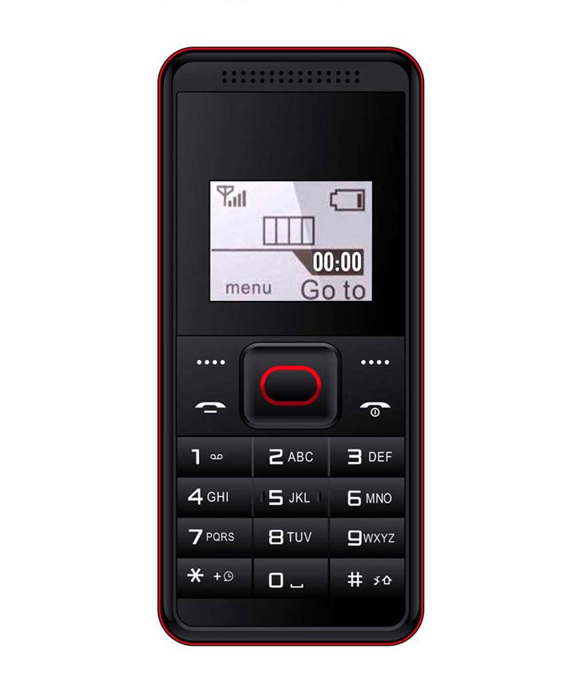 IKALL K28 Single Sim Feature Phone (Red, 1.44inch/3.6 cm)
