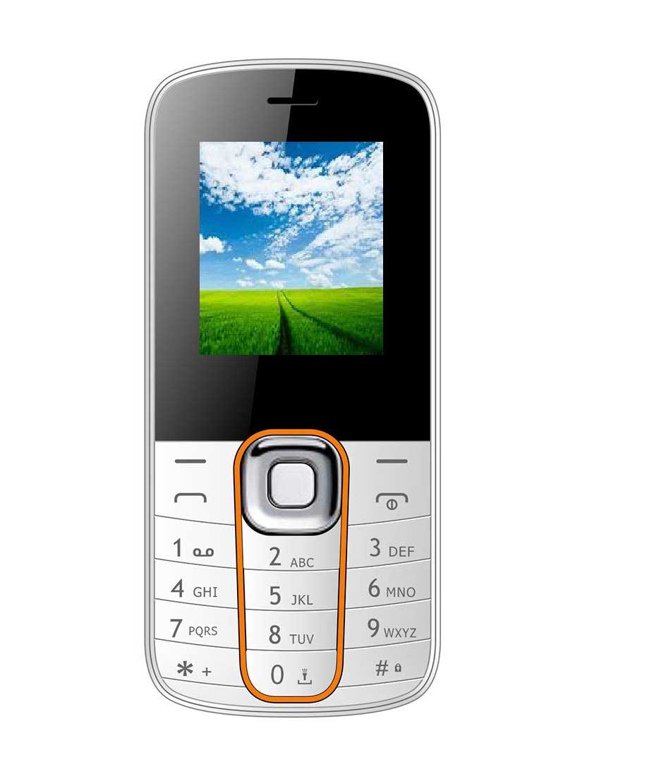 IKALL K301 1.8 Inch Display Feature Phone (White)