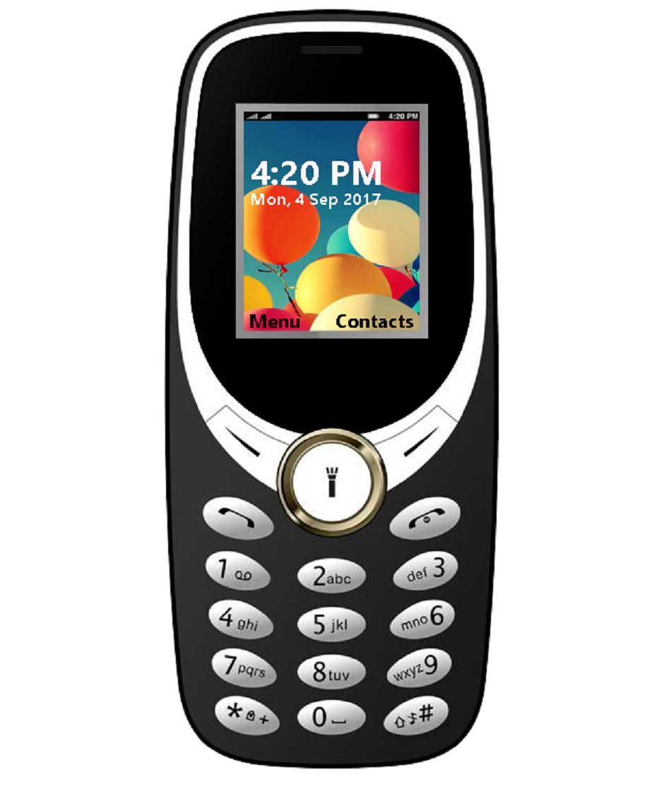 IKALL K31 Basic Feature Mobile Phone, 64MB(Black)