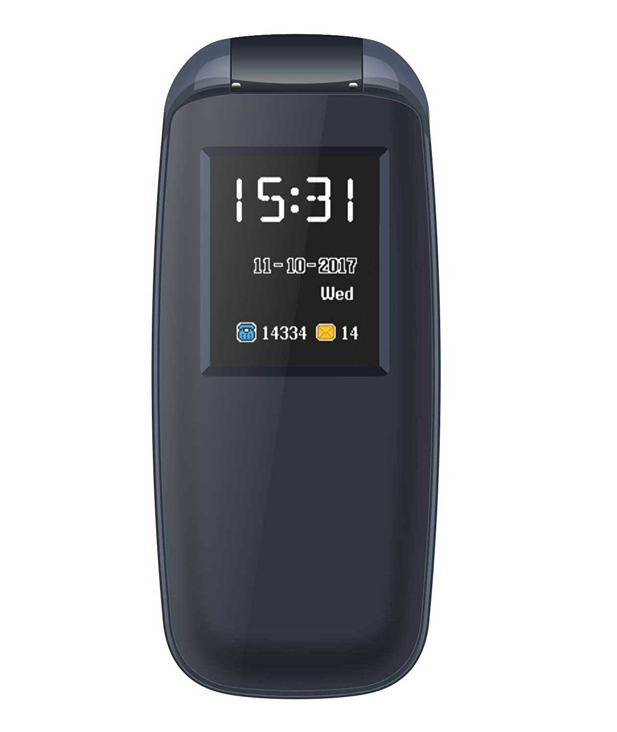 IKALL K3312 Dark Blue Dual Sim Flip Mobile