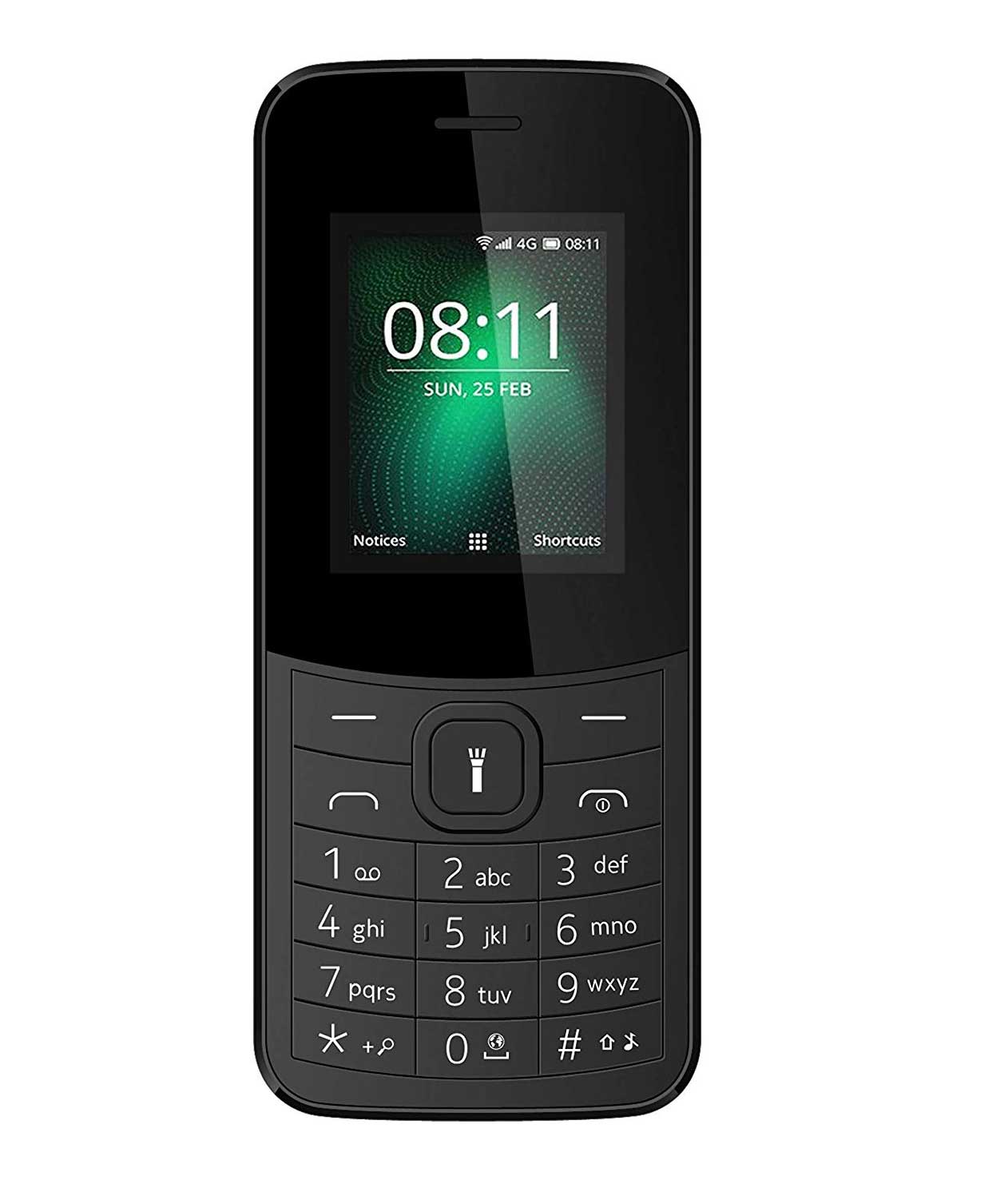 IKALL K38 Dual SIM Mobile Phone with 800mAh Battery and 1.8-inch screen (Black)