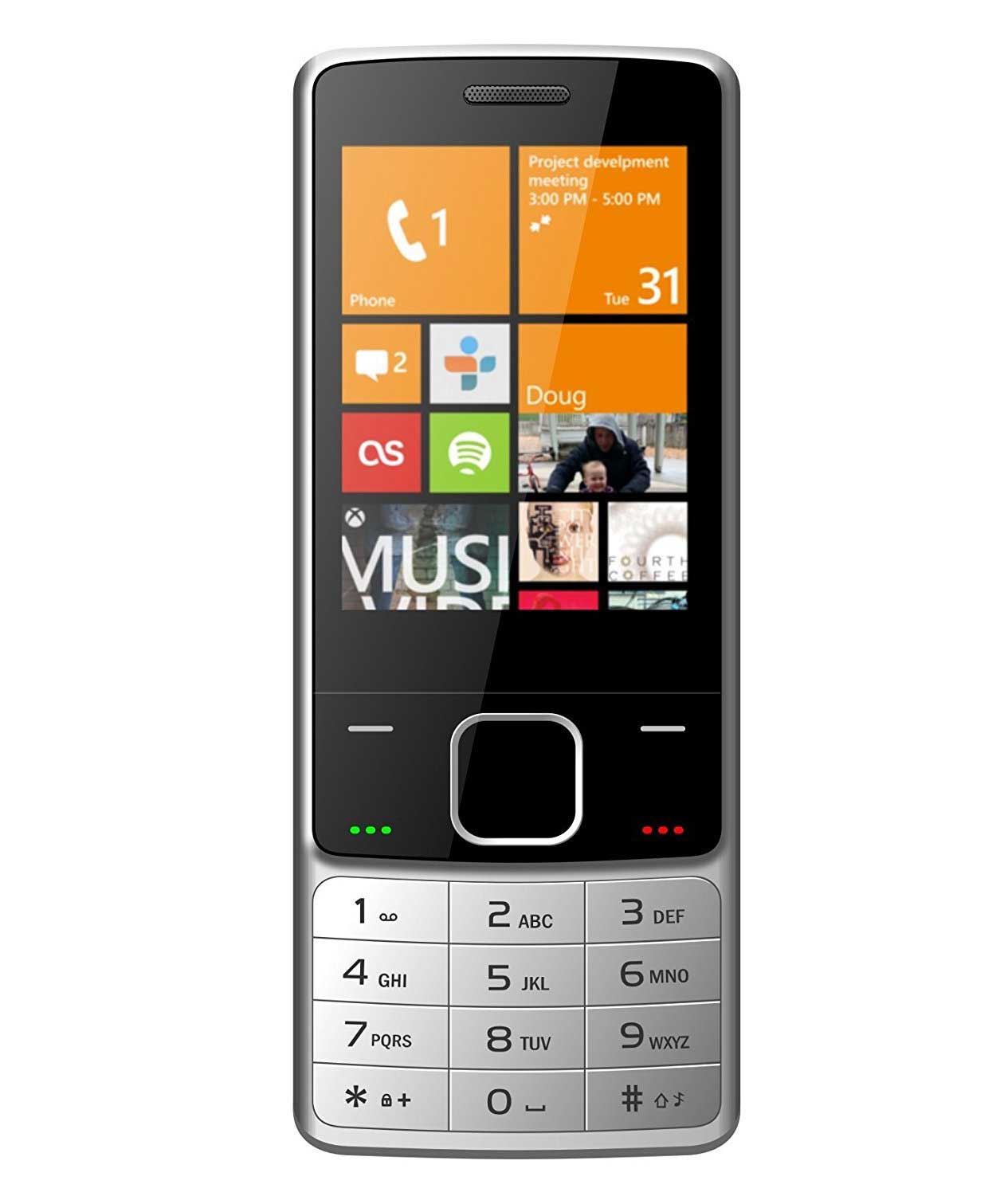 IKALL K6300 32MB RAM Silver (1800 mAh Battery)