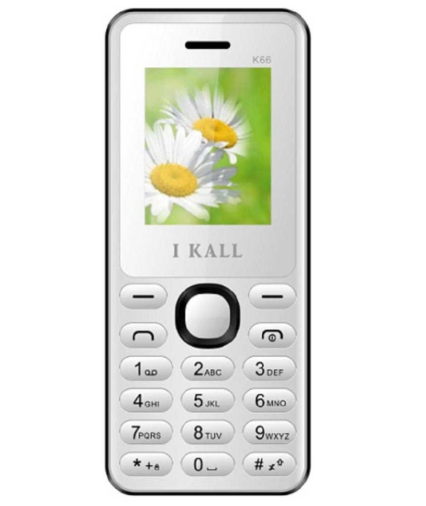 IKALL K66 1.8 inch Dual Sim Mobile (White)