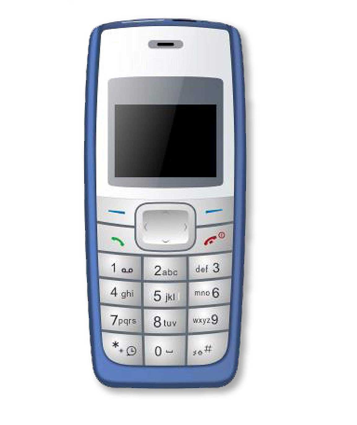 IKALL K72 1. 44 inch/3. 65 cm Single Sim Feature Phone (Blue)