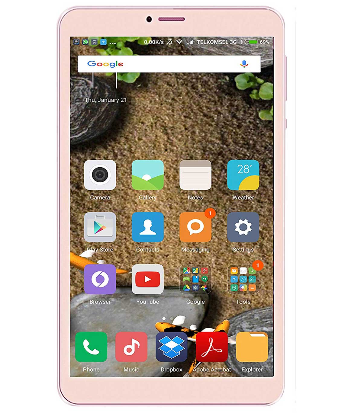 Ikall N1 Tablet (10.1 inch, 16GB, 4G + LTE + Voice Calling), Gold