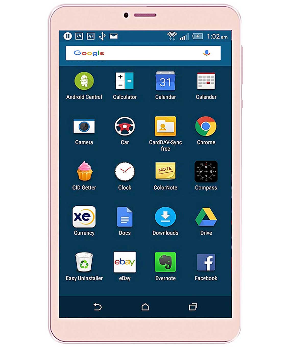 Ikall N1 Tablet (8 inch, 1GB-16GB, WiFi + 4G LTE + Voice Calling), Gold