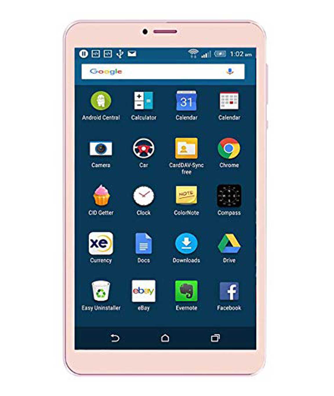 Ikall N1 Tablet (8 inch, 2GB-16GB, WiFi + 4G LTE + Voice Calling), Gold