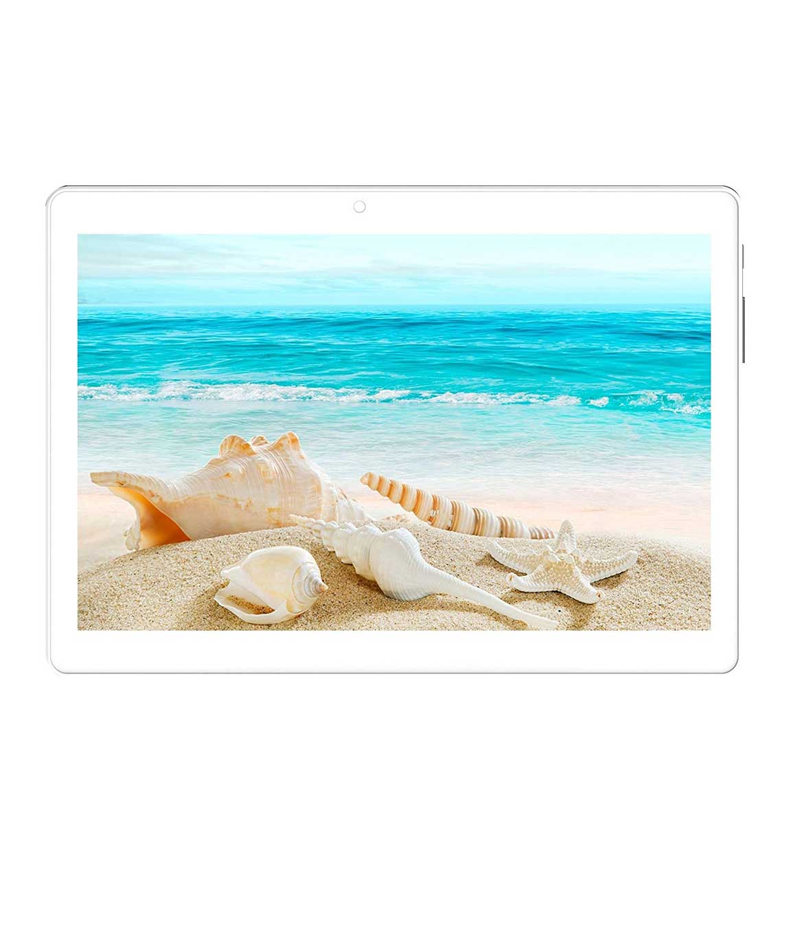 IKALL N10 Dual Sim 4 G Calling Tablet with 10.1 inch Display (1GB + 8GB, White-Gold)