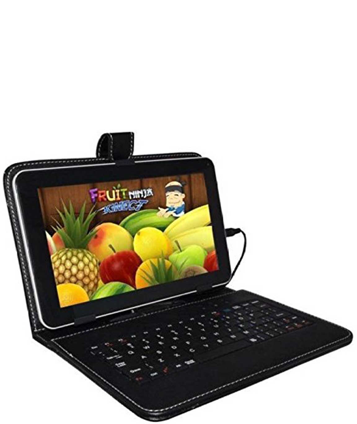 Ikall N4 Tablet with Keyboard (7 inch, 8GB, WiFi + 4G LTE + Voice Calling), Black