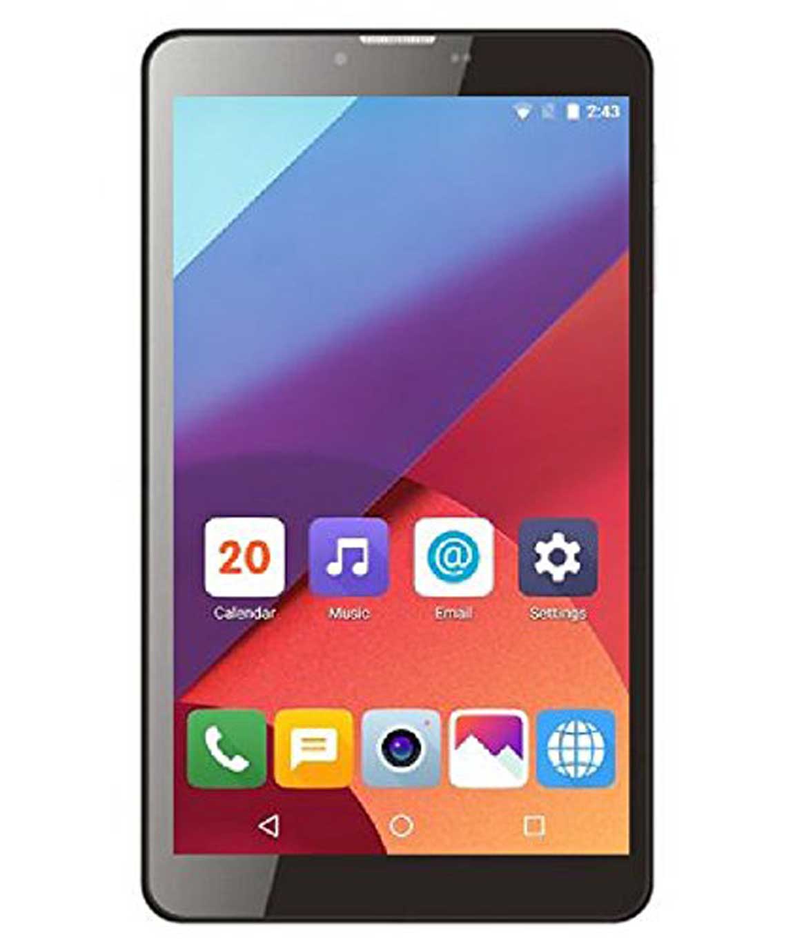 IKALL N8 (1GB + 4GB) 3G + Wifi Calling Tablet - Black