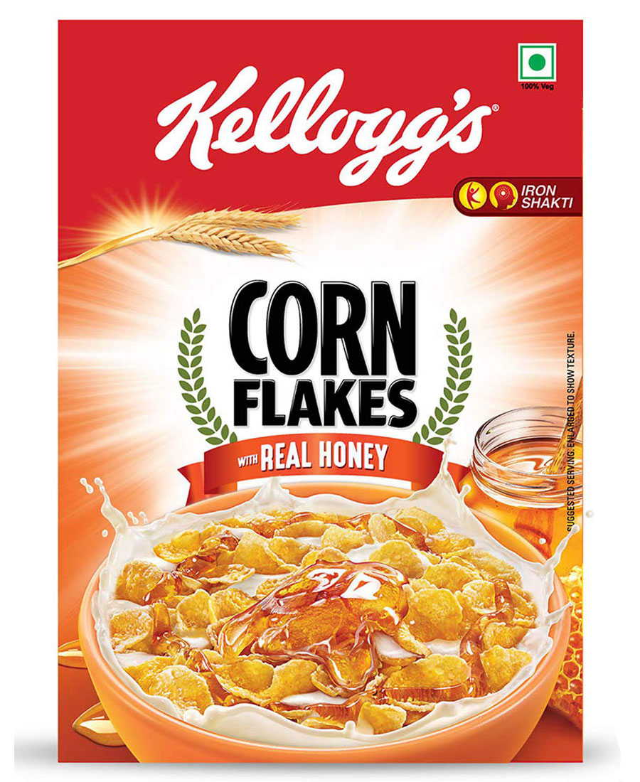 Kelloggs Honey Crunch Corn Flakes, 300 gm
