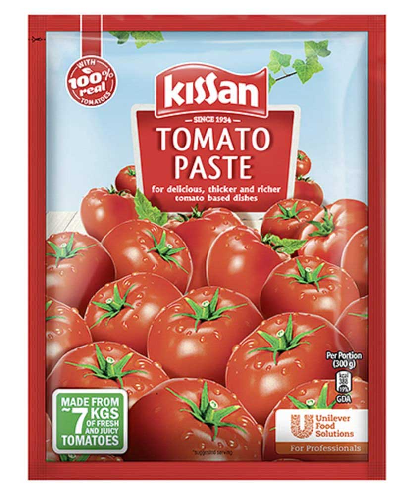 Kissan Tomato Paste 1kg, Pack of 2