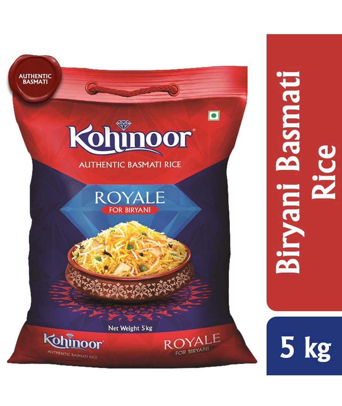 Kohinoor Royale Authentic Biryani Basmati Rice, 5 Kg