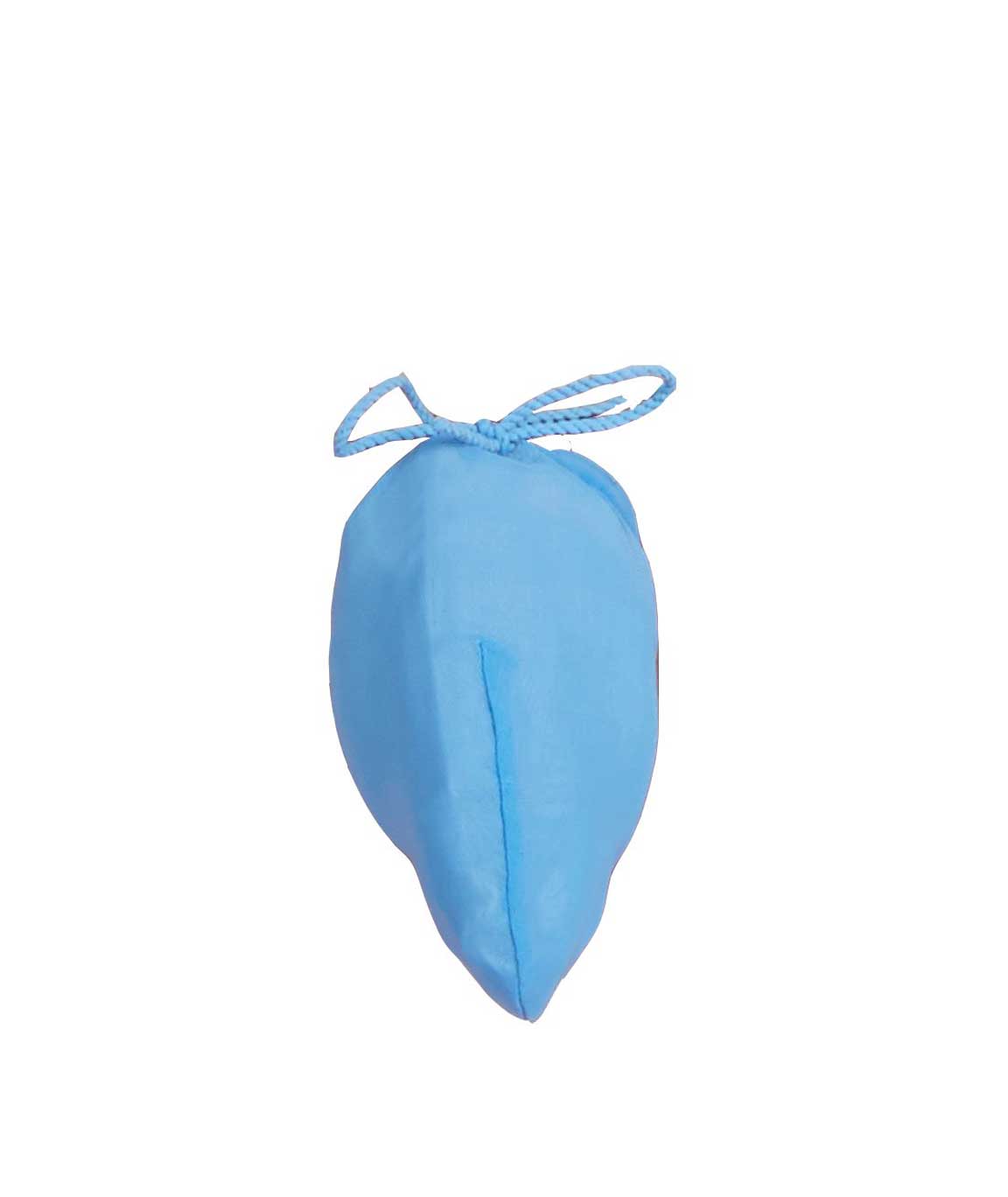 La Intimo Men`s Blue Nylon Spandex Mesh Pocket Pouch