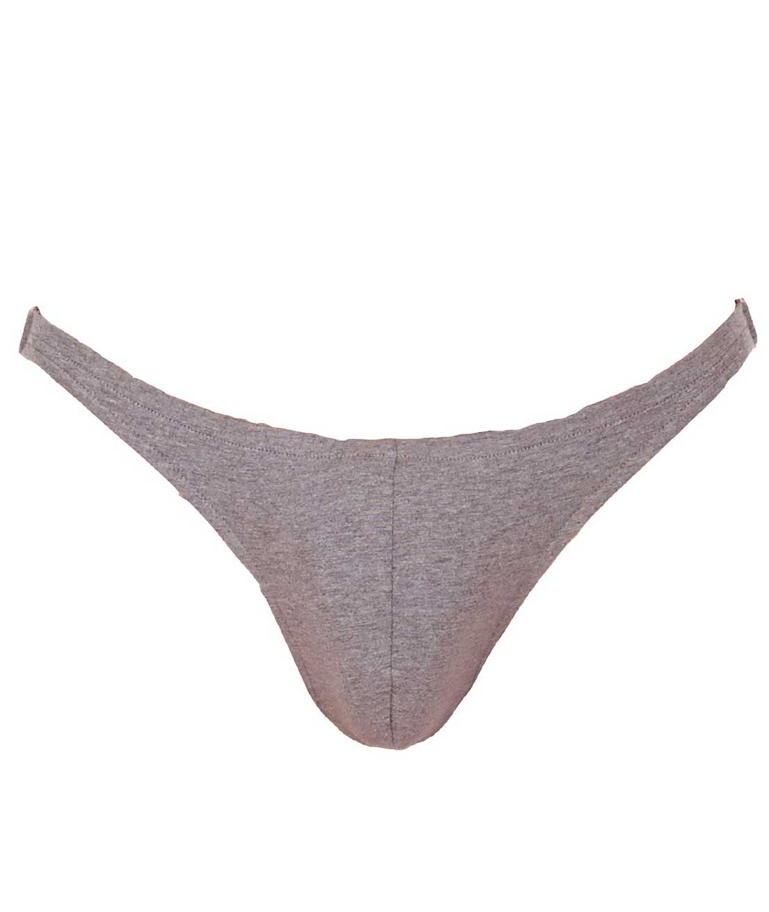 La Intimo Men`s Melange Grey Cotton Spandex Bound Back Jock