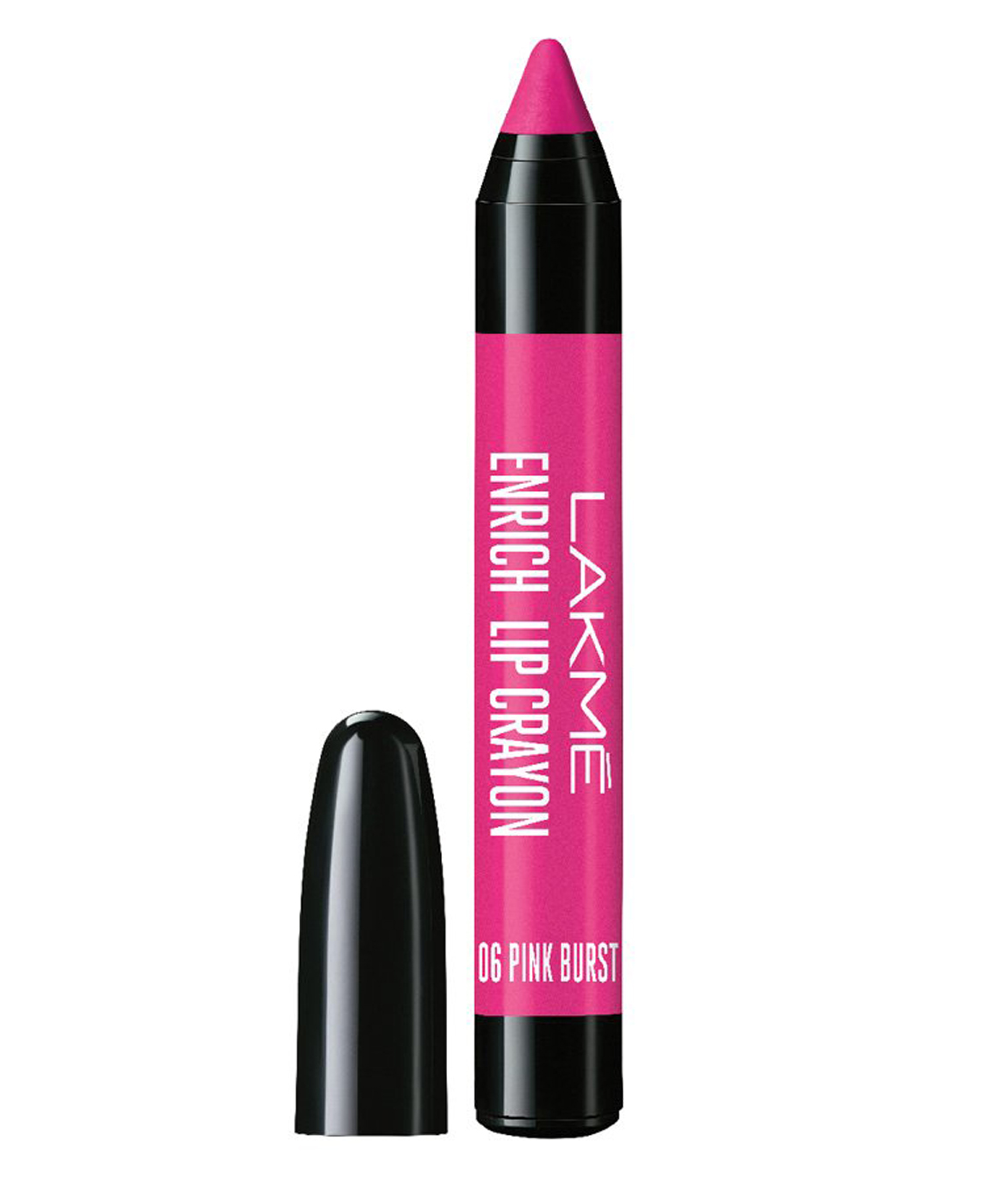 Lakme Enrich Lip Crayon, Pink Burst, 2.2gm