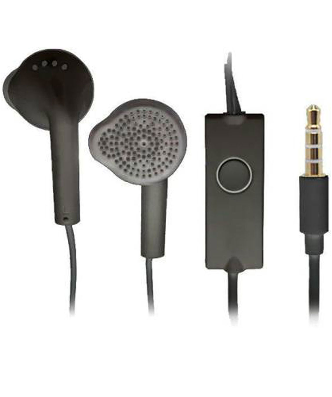 LATEST HANDSFREE COMPATIBLE AND ALL ANDROID MOBILE 3.5MM JACK EARPHONE ALL SMARTPHONES. WIRED HEADSET WITH MIC (BLACK, ON THE EAR)