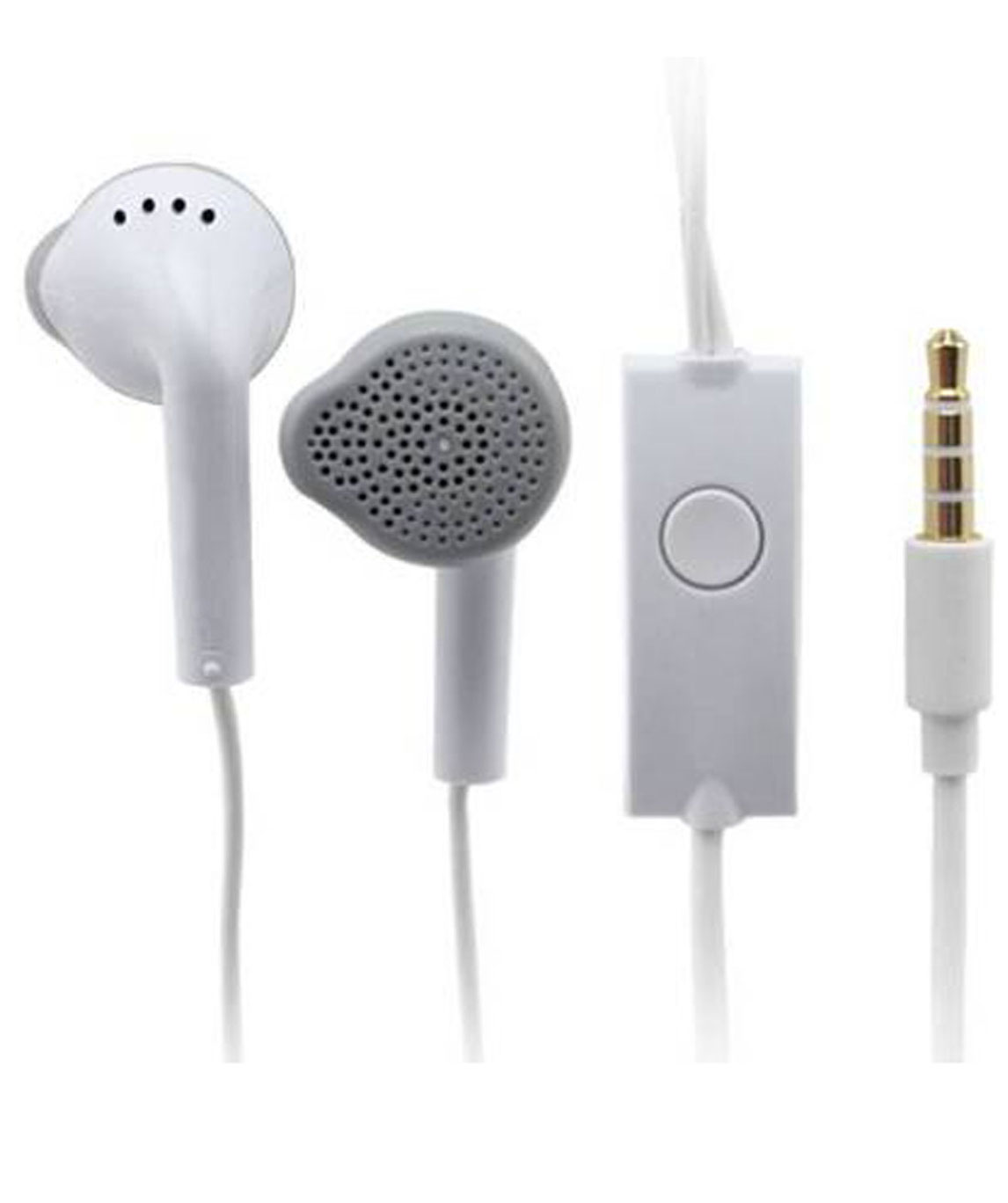 LATEST HANDSFREE COMPATIBLE AND ALL ANDROID MOBILE 3.5MM JACK EARPHONE ALL SMARTPHONES. WIRED HEADSET WITH MIC (WHITE, ON THE EAR)