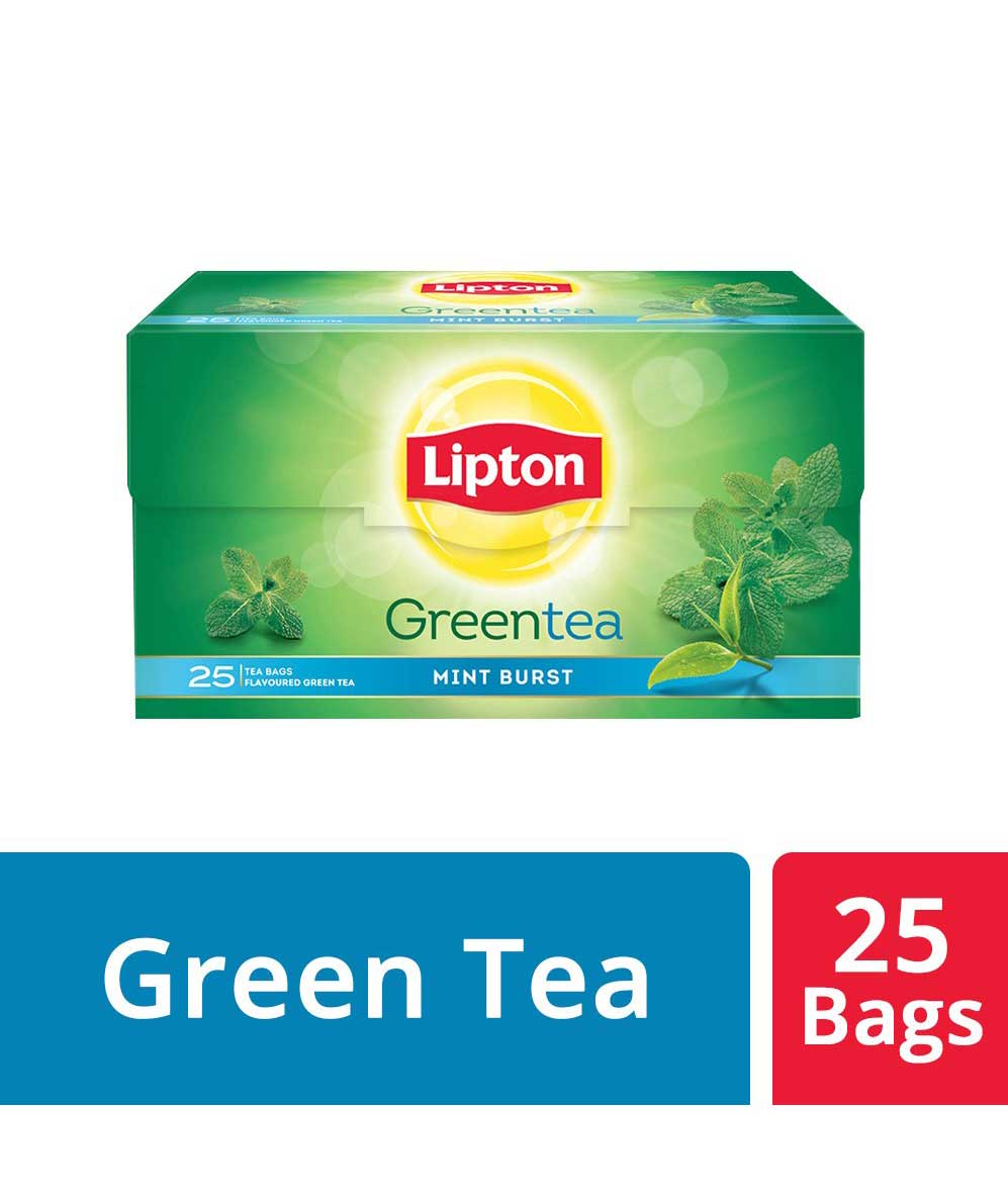 Lipton Clear Green Mint Burst, 25 Tea Bags