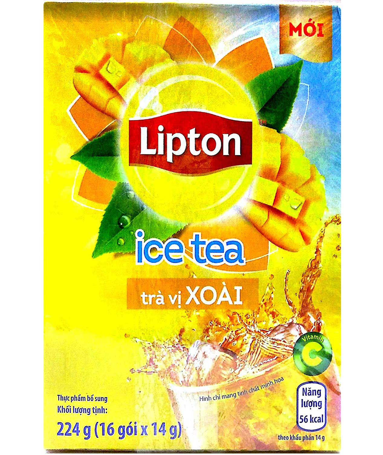 Lipton Mango Ice Tea, 224g (16 * 14g)