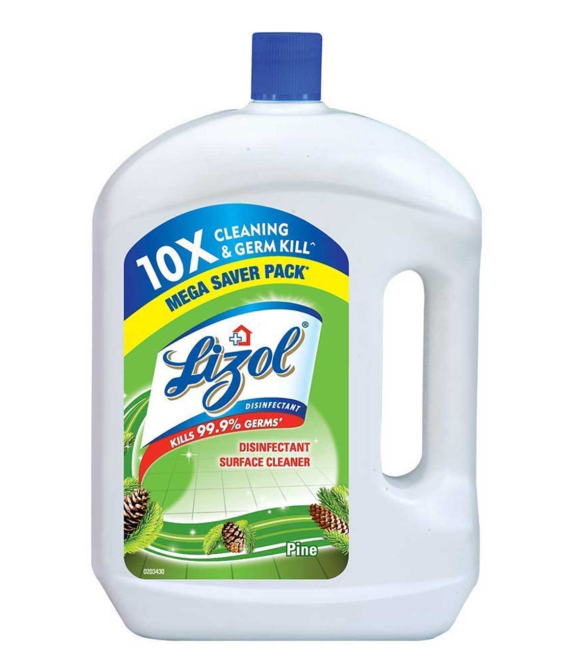 Lizol Disinfectant Surface & Floor Cleaner, Pine - 2 L