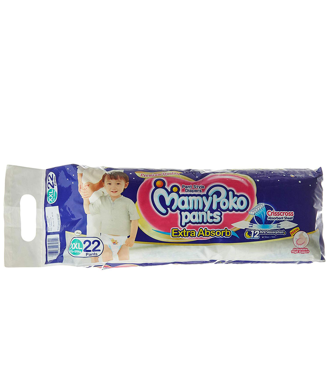 MamyPoko Pant Extra Absorb XXL Size Diapers (22 Count)