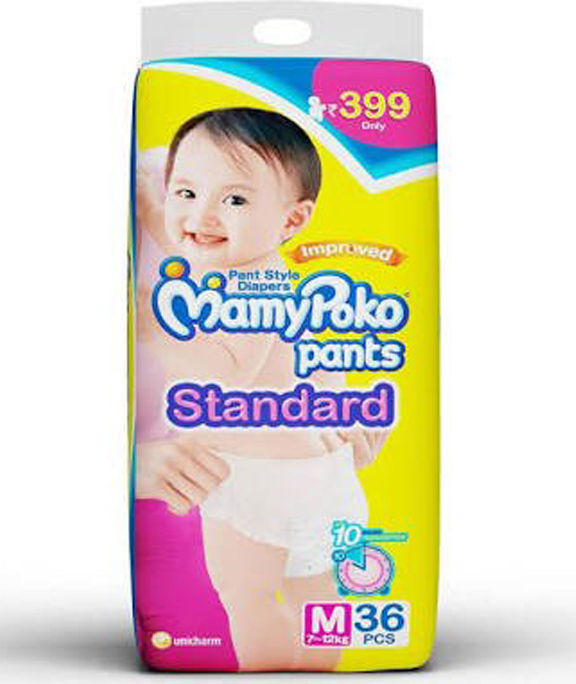 MamyPoko Pants Style Diapers (Medium)-36 Pieces