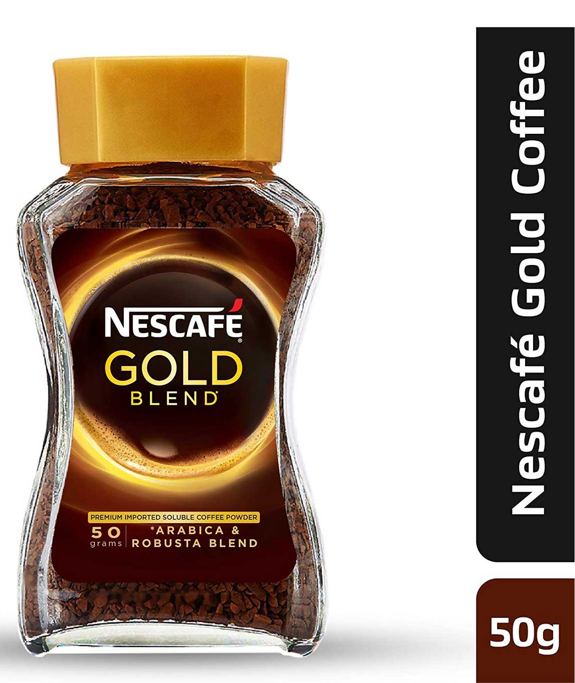 Nescafe Gold Blend Instant Coffee Powder, 50g Eden Jar